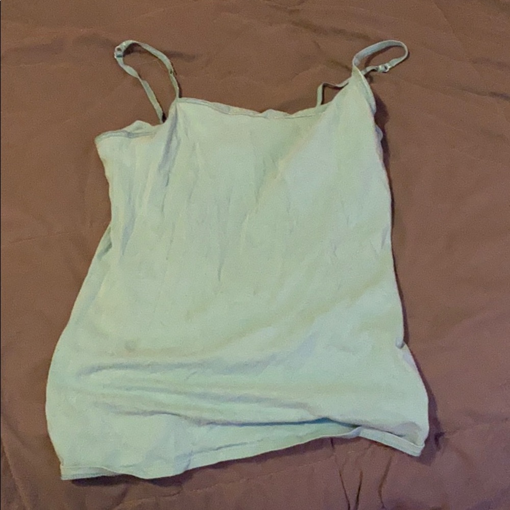 Mint green tank top